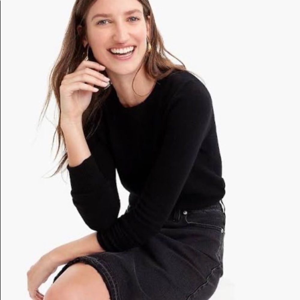 Black Cashmere J Crew Sweater